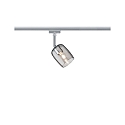 Paulmann Paulmann URail Spot Blossom, ekskl. lyskilde, maks. 10W G9, chrom matt, R�get glas