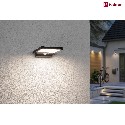 Paulmann outdoor wall luminaire SOLVEIGH LED with motion detector IP44, black 