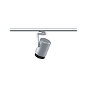 Paulmann track spot PRORAIL3 SPOT ASTHENE cylindrical, adjustable E27, chrome