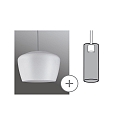 Paulmann Paulmann URail 2Easy Metal shade Pom, max. 20W, white matt