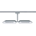 Paulmann Paulmann URail LED Spot Dipper, 2x10W, d�mpbar, chrom matt/hvid