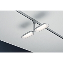 Paulmann Paulmann URail LED Spot Dipper, 2x10W, d�mpbar, chrom matt/hvid