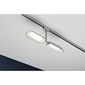 Paulmann Paulmann URail LED Spot Dipper, 2x10W, d�mpbar, chrom matt/hvid