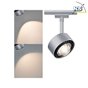Paulmann Spot URAIL ALDAN LED med linseoptik, chrom mat, sort d�mpbar