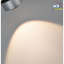 Paulmann Spot URAIL ALDAN LED med linseoptik, chrom mat, sort d�mpbar