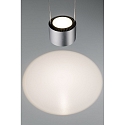Paulmann Pendel URAIL ALDAN LED med linseoptik, chrom mat, sort d�mpbar