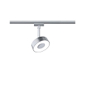 1-faset spot URAIL CIRCLE LED IP20, chrom mat d�mpbar