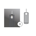 Paulmann shade BIRAHA URail 2EASY, anthracite
