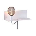 Paulmann V�glampe DEVARA E27 IP20, hvid d�mpbar