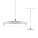 Paulmann 1-faset pendul HILDOR URail IP20, hvid d�mpbar