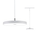Paulmann 1-faset pendul HILDOR URail IP20, hvid mat d�mpbar