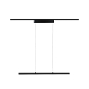Paulmann Skinne spot URAIL LENTO up / down, sort mat d�mpbar