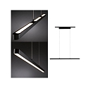 Paulmann Skinne spot URAIL LENTO up / down, sort mat d�mpbar