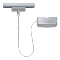 Paulmann Accessories for 1-Phase track system URAIL Electricity feed-in, max. 1000W, 230V, chrome matt