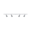 Paulmann Spot URAIL BLOSSOM med mulighed for indf�dning, s�t med 4 G9, chrom, chrom mat, r�gfarver d�mpbar