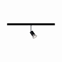 Paulmann Spot URAIL PURE II drejelig, vipbar GU10, sort mat d�mpbar