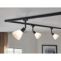 Paulmann Spot URAIL DECOSYSTEMS drejelig, vipbar E14, sort mat, hvid d�mpbar