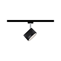 Paulmann Spot URAIL ARENA LED drejelig, vipbar, chrom, sort mat