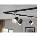 Paulmann Spot URAIL CONE drejelig, vipbar GU10, chrom, sort mat d�mpbar