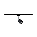 Paulmann Spot URAIL COVER drejelig, vipbar GU10, chrom, sort mat d�mpbar