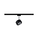 Paulmann Spot URAIL ALDAN LED med linseoptik, chrom, sort mat d�mpbar