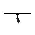 Spot URAIL TUBO LED drejelig, vipbar, chrom, sort mat 
