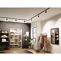 Paulmann Spot URAIL CUBE LED, chrom, sort mat