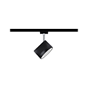 Paulmann Spot URAIL ARENA LED drejelig, vipbar, chrom, sort mat