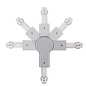 Paulmann 1-faset L-tilslutning URAIL justerbar, chrom mat