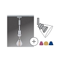 Paulmann pendant luminaire URAIL DECOSYSTEMS E14, chrome matt dimmable