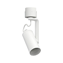 Paulmann track spot URAIL APOL II with jointed arm, adjustable E27, white