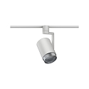 Paulmann track spot URAIL ASTHENE cylindrical, with jointed arm, adjustable E27, white