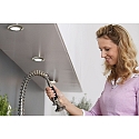 M�bler Indbygningslampe drejelig, 12V, G4, 69mm, b�rstet jern