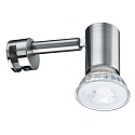 Paulmann Paulmann Galeria Spejllampe LED Simplo b�rstet jern inkl. lyskilde 5,3W GU10