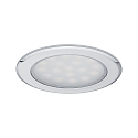 Paulmann Paulmann LED M�bler Indbygningslampe rund 2x2,5W 6VA 230/12V 3000K, s�t af 2 chrom
