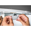 Paulmann Paulmann LED M�bler Indbygningslampe rund 2x2,5W 6VA 230/12V 3000K, s�t af 2 chrom