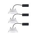 Paulmann Indbygnings loftlampe CALLA IP65 svingbar, s�t med 3 IP65, hvid mat 