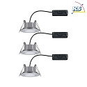 Set of 3 Outdoor LED Recessed spot CALLA IP65 DIM, swivelling, 230V, each 6.5W 4000K 560lm 100, dimmable