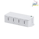 Paulmann Clever Connect LED Driver / Controller, 230V AC / sec. 12V DC, max. 25W, incl 3-way distributor, white