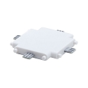 Clever Connect X-connector BORDER, 12V DC, white matt