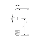 Philips Halogen-metaldamplampe HPI-T PRO T65 E40 4300K CRI 60-69 