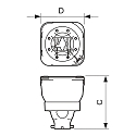 Philips halogen lyskilde MSD PLATINUM 20 RB 1CT/8 470W 22400lm 8000K d�mpbar