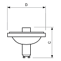 Philips halogen lyskilde MASTERC CDM-R111 ELITE 24D R111 GX8,5 39,1W 1750lm 3000K 24� 