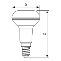 Philips LED reflector lamp COREPRO LEDSPOT R50 E14 2,8W 255lm 2700K 36� CRI >80 