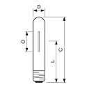 Philips sodium vapour lamp MST SON-T APIA PLUS XTRA 1SL/12 T46 E40 105W 11550lm 2000K dimmable