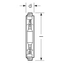 RADIUM metal halide lamp HRI-TS HRI-BT 400W/D/PRO/230/E40 switchable clear Fc2 462W 35000lm 5500K CRI 91 