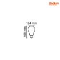 RADIUM globe lamp ESSENCE AMBIENTE LUX G125 E27 6,5W 720lm 2400K 300 CRI >80 