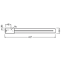 RADIUM LED lyskilde ESSENCE LONG RL-LONG36 840/2G11 UN omskiftelig mat 2G11 18W 2300lm 4000K 140� CRI >80  mat