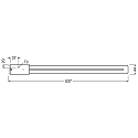 RADIUM LED lyskilde ESSENCE LONG RL-LONG55 840/2G11 UN omskiftelig mat 2G11 25W 3250lm 4000K 140� CRI >80  mat
