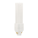 Kompakt LED-lampe ESSENCE DUO/E18 HF EM 840 (RALUX DUO/E RETROFIT) omskiftelig mat G24q-2 7W 660lm 4000K 280� CRI >80  mat